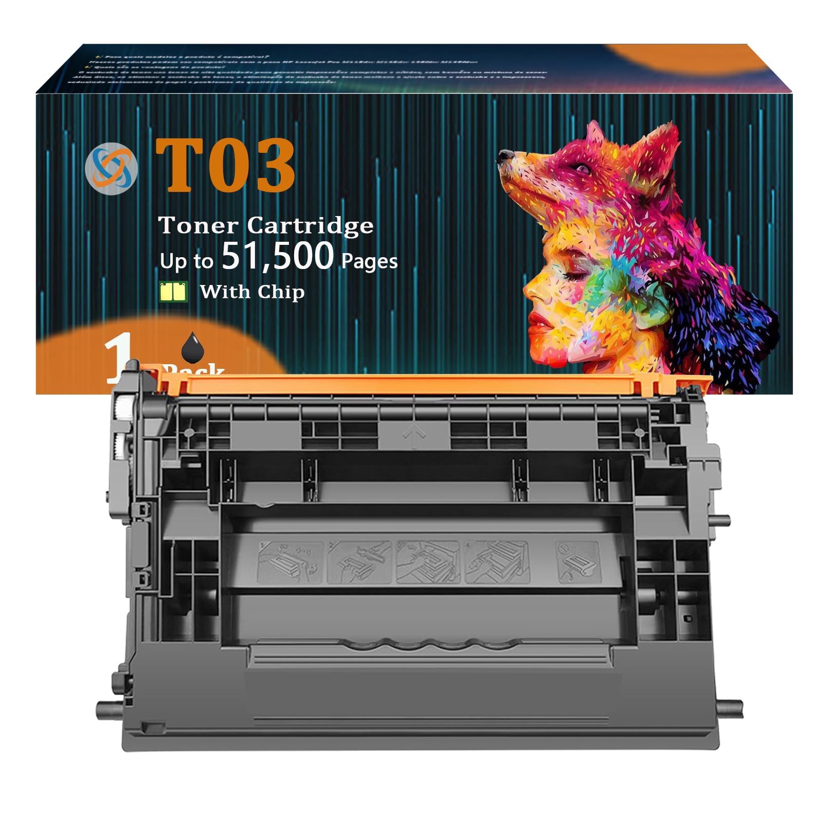 Amazon.com: T03 Toner Cartridges Replacement for Canon T03 T03K